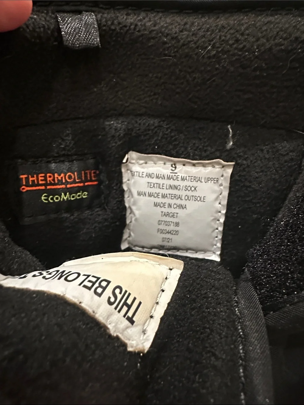 Cat & Jack Toddler size 9 Snow Boots